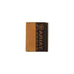 Ariat Trifold Roughout Croco Tan