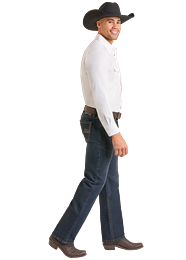 Rock&Roll Revolver Straight Barb Stitch Jean