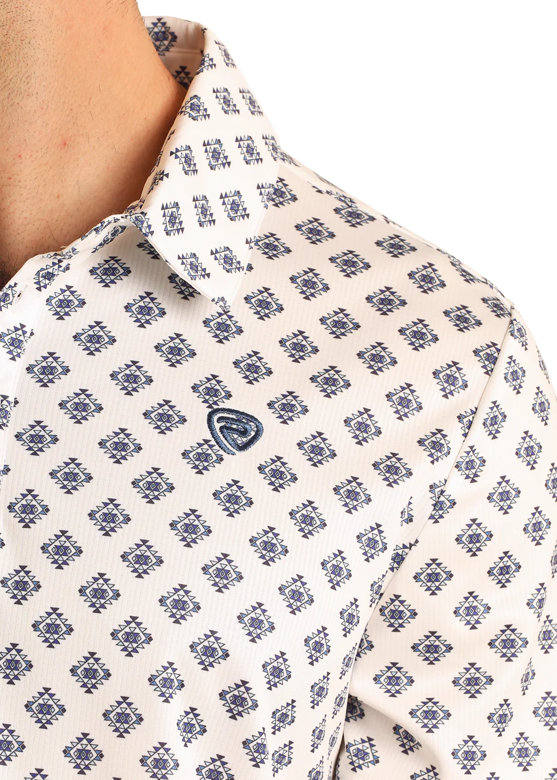 ROCK&ROLL AZTEC PRINTED POLO