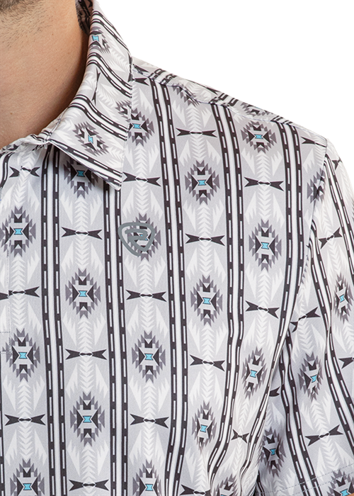 Rock&Roll Aztec Printed Polo