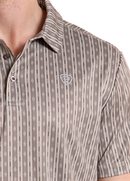Rock and Roll Stripe Printed Polo