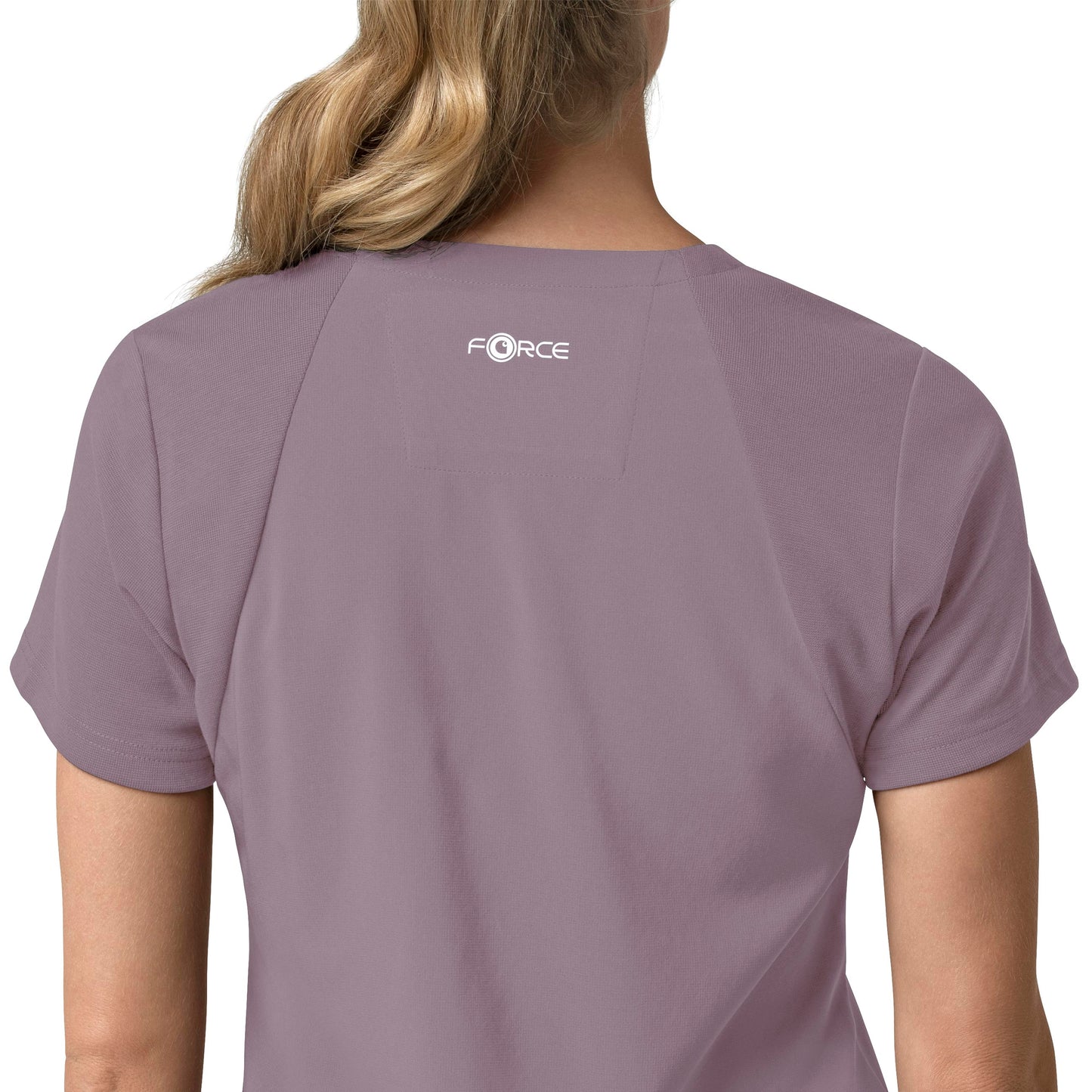 Carharrt Force Cross-Flex Women's Flex Panel V-Neck Scrub Top Lavender Mist