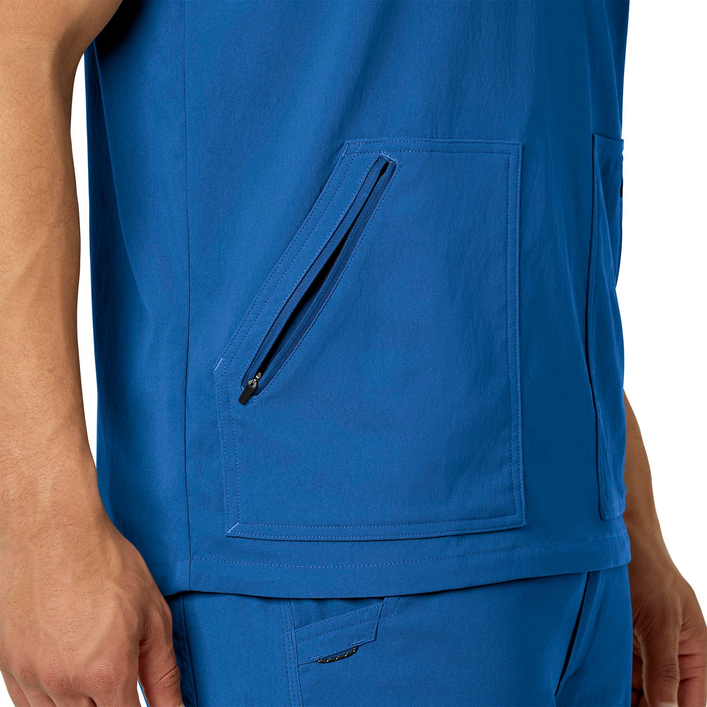 Rugged Flex Peak Men's 5-Pocket V-Neck Scrub Top
