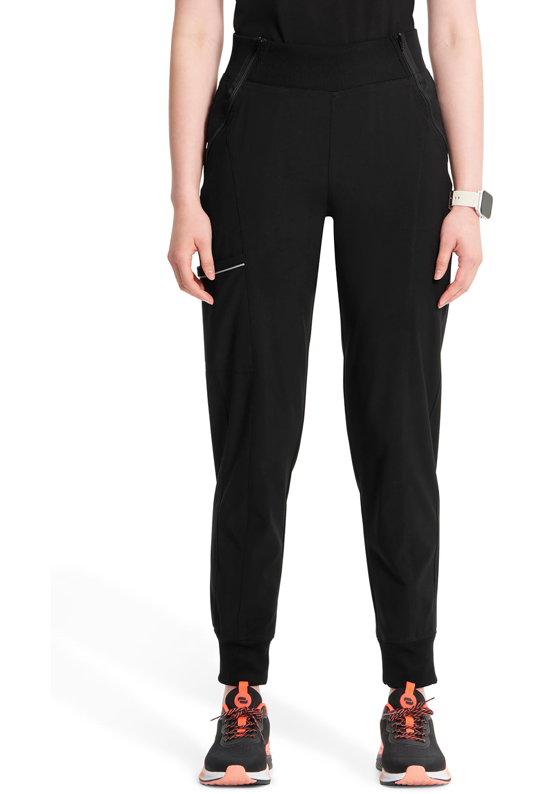 Women's Elastic Waistband Jogger Scrub Pant - Plus