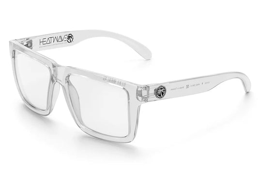 Heat Wave XL VISE Z87 Sunglasses Vapor Clear Frame: Tuff-Tec Clear Lens