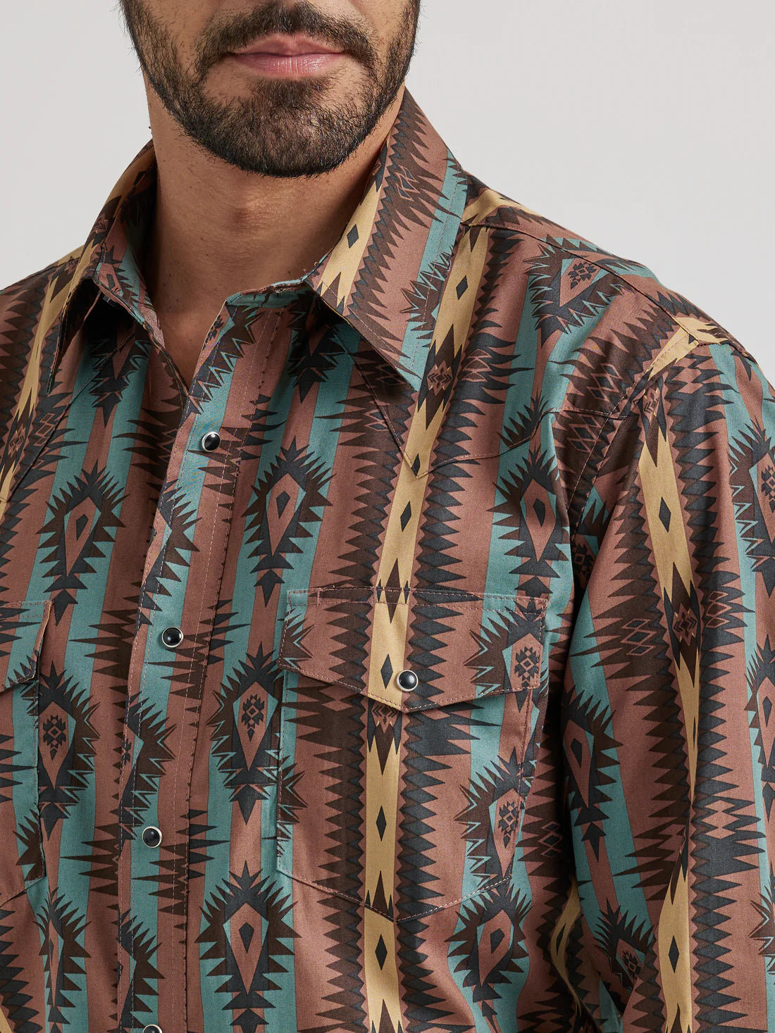 Wrangler x Checotah Western Snap Printed Shirt