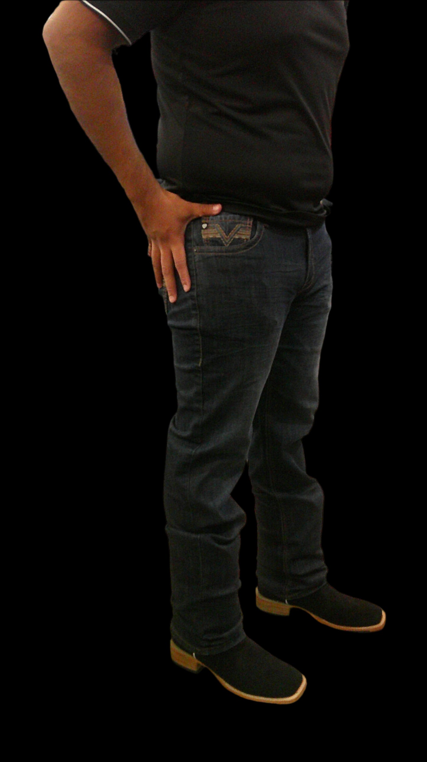 Rock&Roll Revolver Straight Barb Stitch Jean