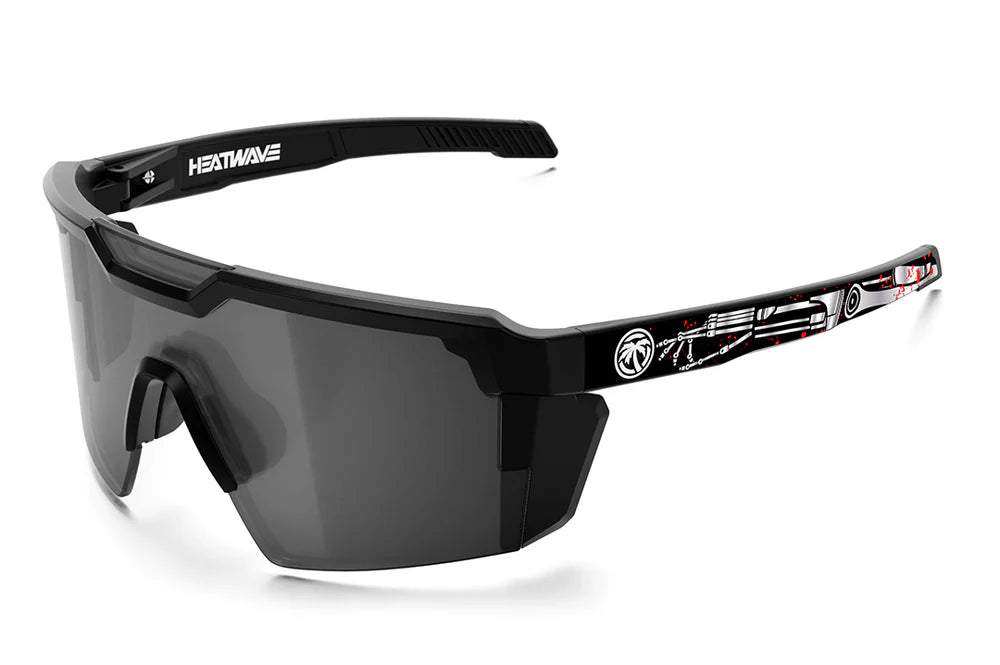HeatWave Future Tech Sunglasses: Tech Noir Customs Z87+
