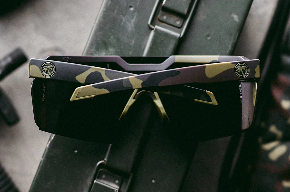 HeatWave Future Tech Sunglasses: Fleck Camo Ultra Black Z87+