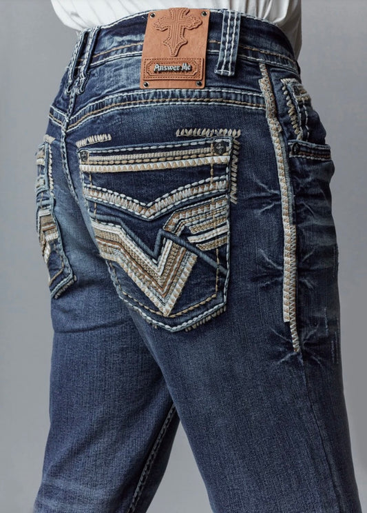 Men's Answer Me Jeans Straight Fit