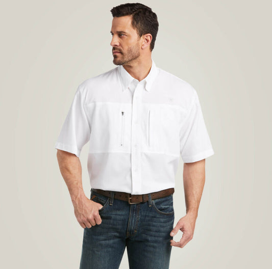 Men’s Ariat Venttek SS Shirt White
