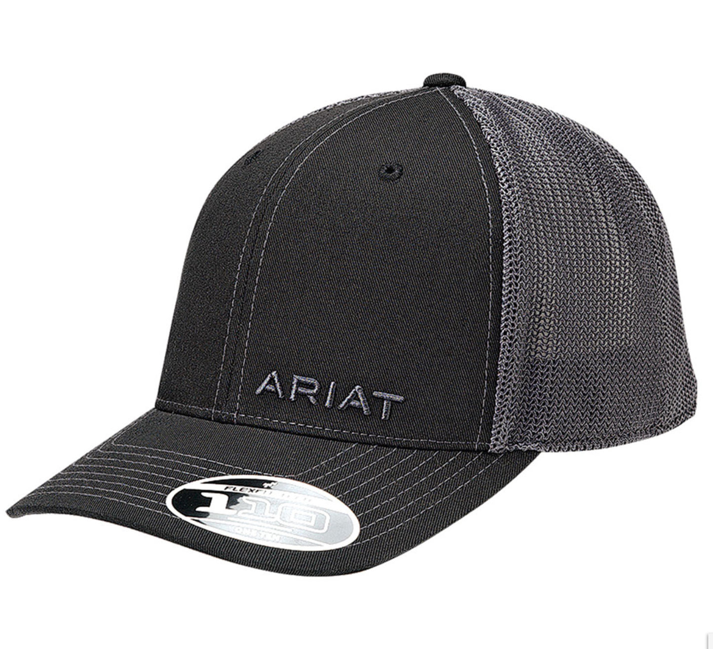 Ariat Text Offset Black Cap