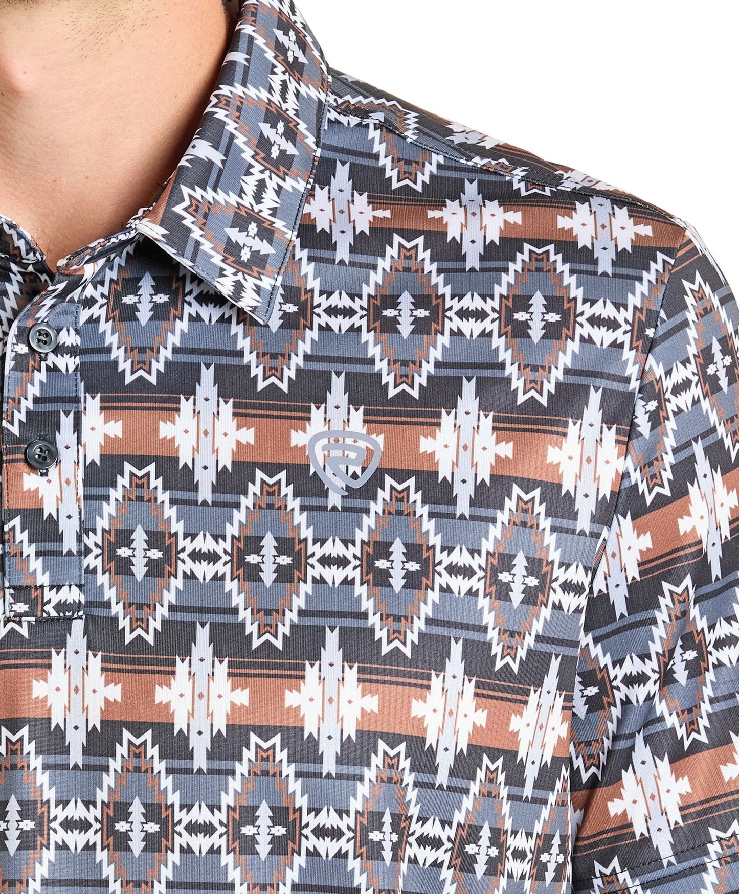 ROCK&ROLL AZTEC POLO SHIRT