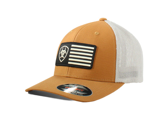 Ariat FF OSFM Flag Tan Cap