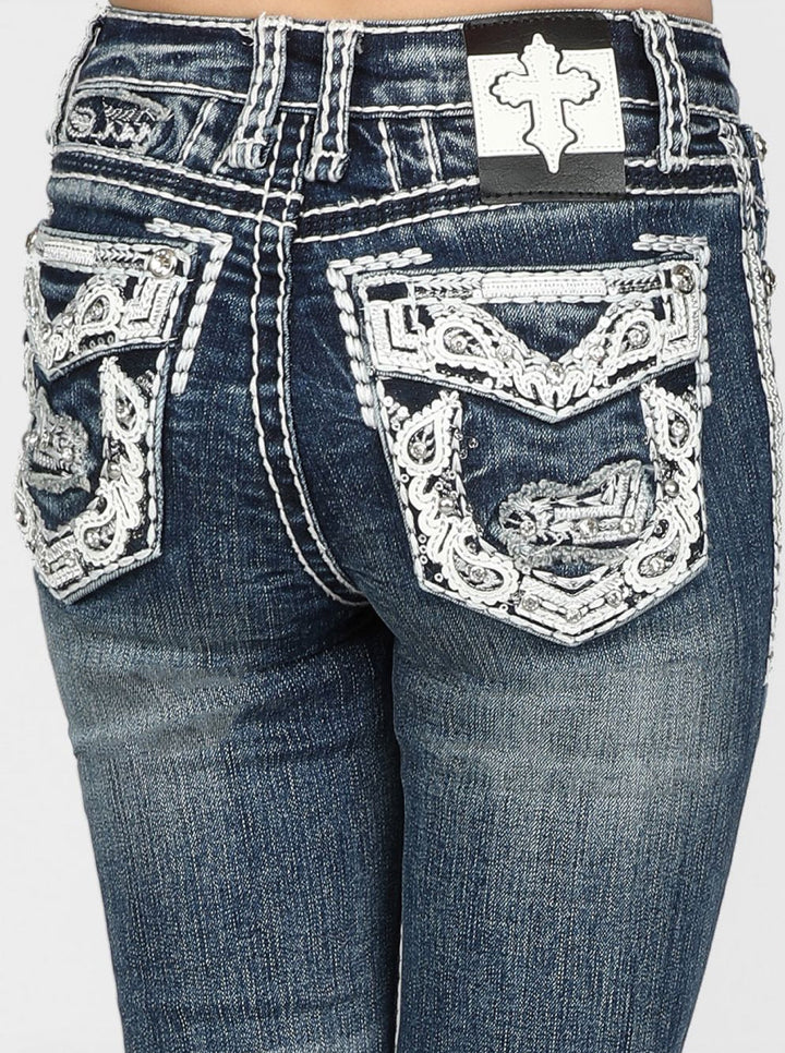 Girls Youth Answer Me Denim Jeans