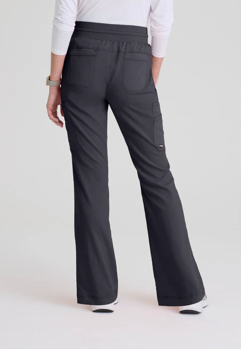Kristi 7-Pocket Knit Waistband Fit & Flare Pant