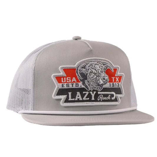 LAZY J RANCH SILVER GREY & WHITE EL RANCHO CLASSIC ROPE TRUCKER HAT
SILWHT4-ER-WHT