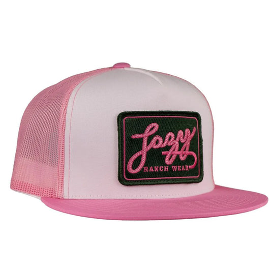 LAZY J RANCH WHITE & PINK BREAKAWAY CLASSIC FIVE PANEL TRUCKER HAT
ALTPINK4-BA-PNK