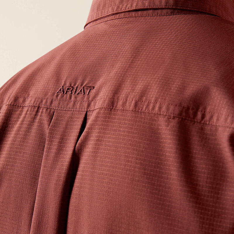 ARIAT TEK 360 Airflow Red Mahogany LS SHRT