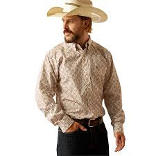ARIAT GREELY BRICK LS SHRT