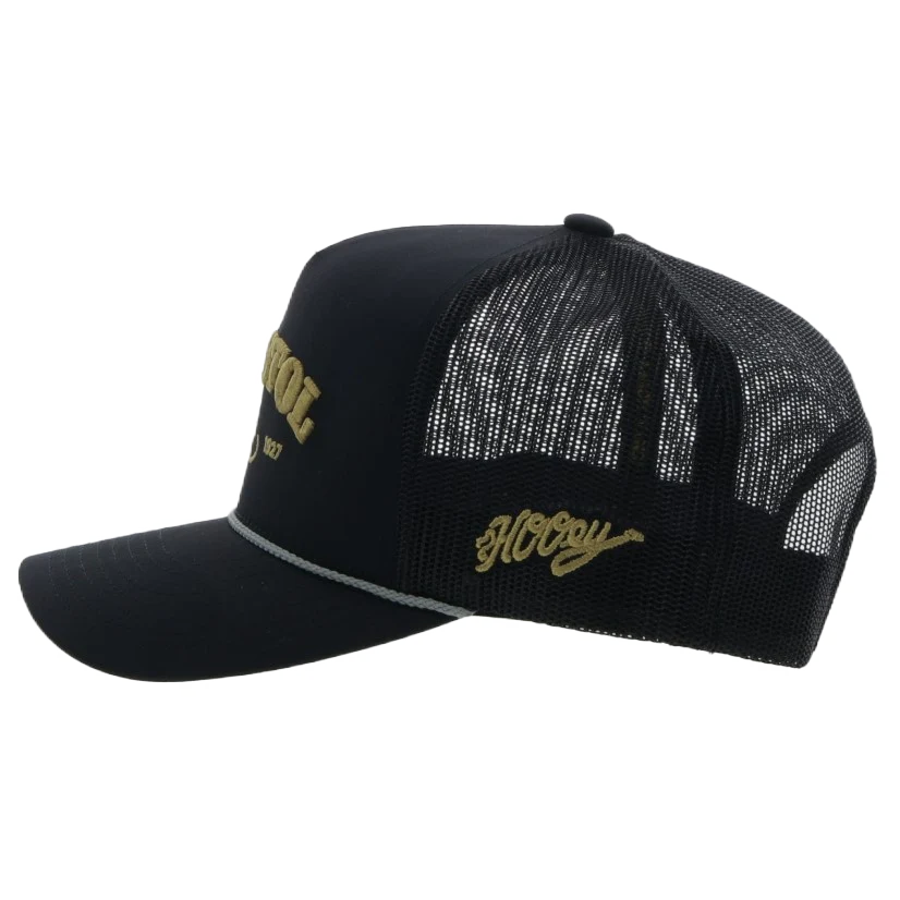 HOOEY RESISTOL BLK 5P TRK GOLD OSFA
