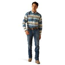 Ariat Peter FTD Blue LS Shirt