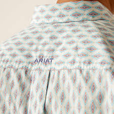 Ariat Kendrick FTD White LS SHRT