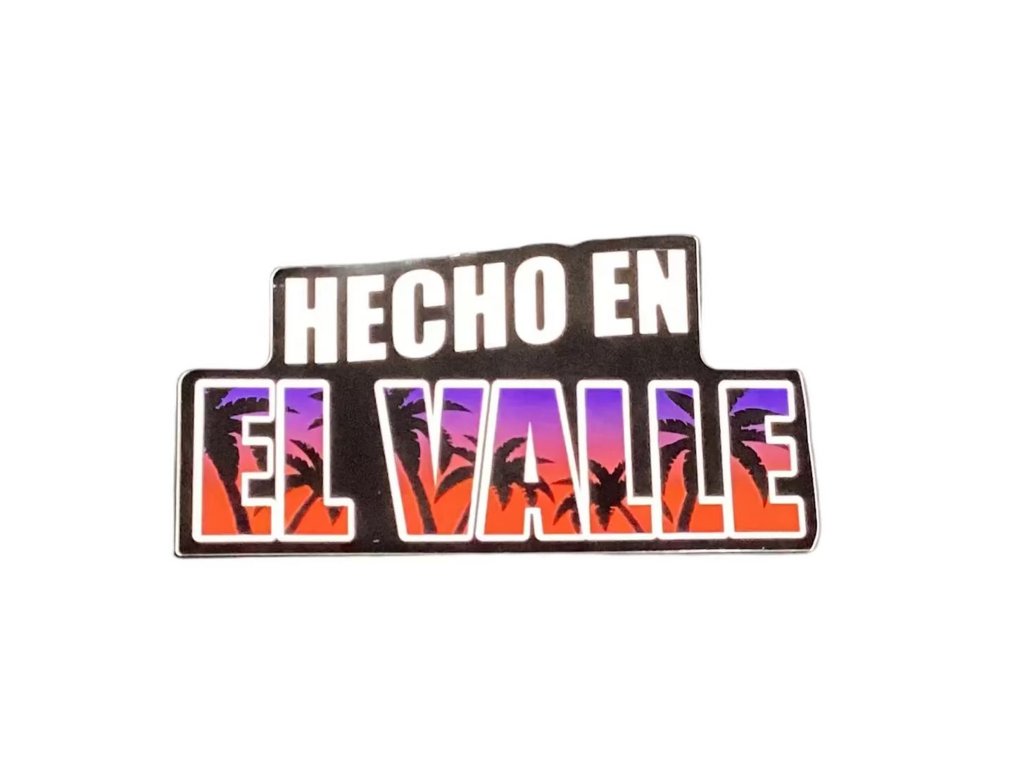 HECHO EN EL VALLE SUNSET STICKER