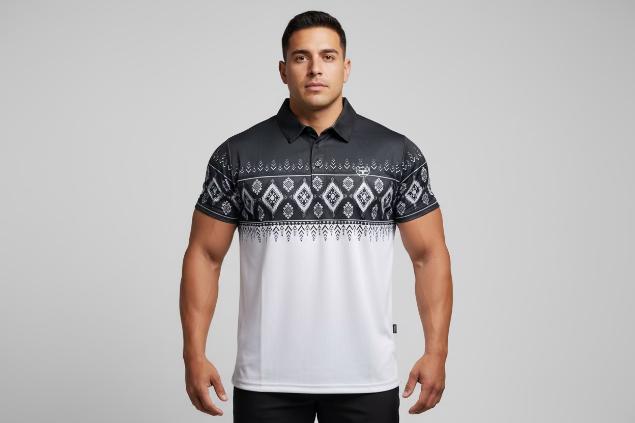 Mens Modern Fit Stretch Cotton Polo