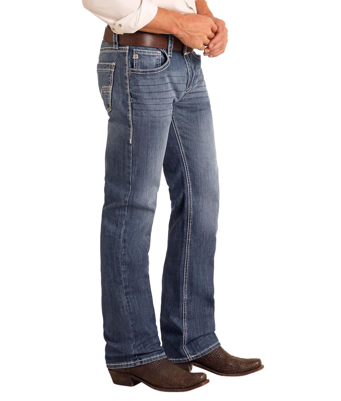 Regular Fit Straight Leg Jeans