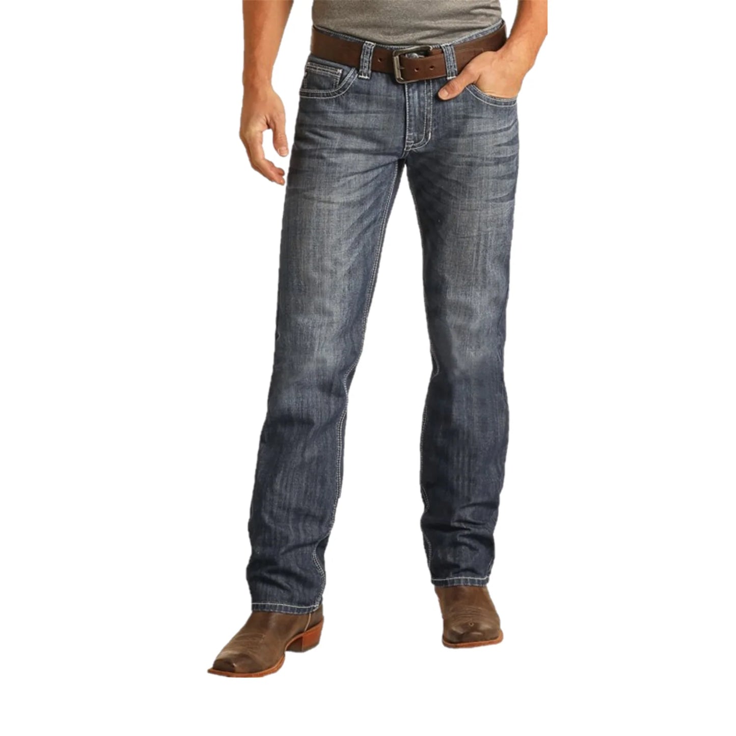 ROCK&ROLL Jean DNM PISTOL STACKABLE BOOT Regular Fit