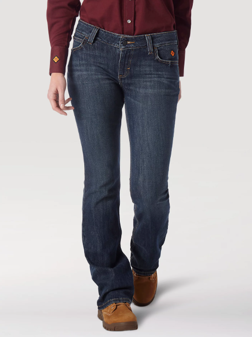 Women's Wrangler® FR Flame-Resistant Retro® Mae Bootcut Work Jean - Bakersville