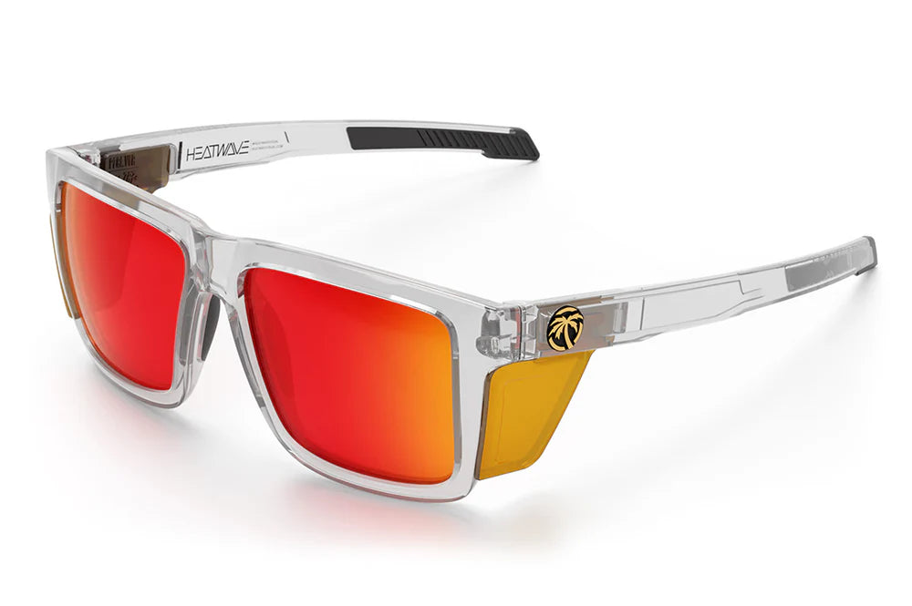 HeatWave Performance XL VISE Sunglasses Frame: Vapor Clear Frame Sunblast Lens Z87+