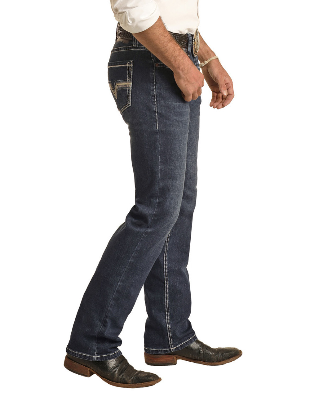 Rock & Roll Pleather EMB Revolver Dark