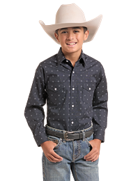 Panhandle Slim Boys Long Sleeve 2Pkt Snap