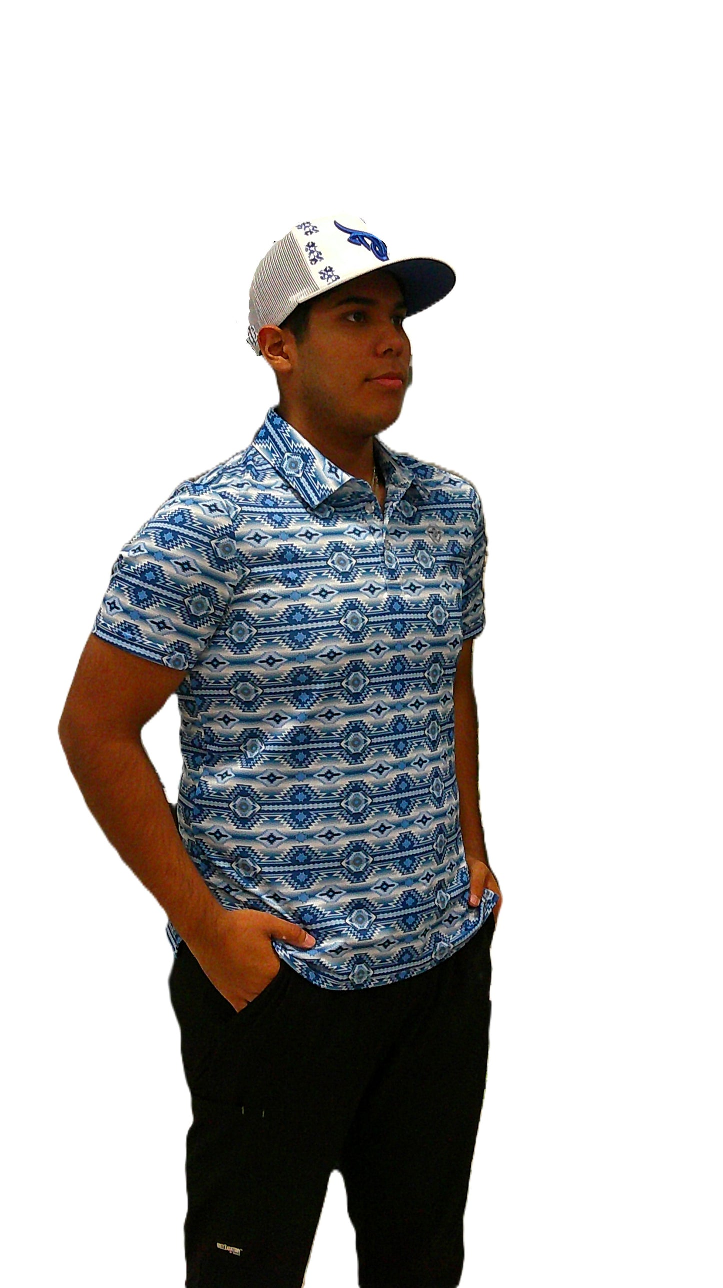 Rock&Roll AZTEC PRINTED POLO