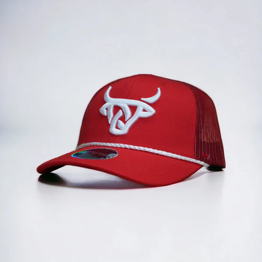 Lost Calf Rope Hat Red Curve