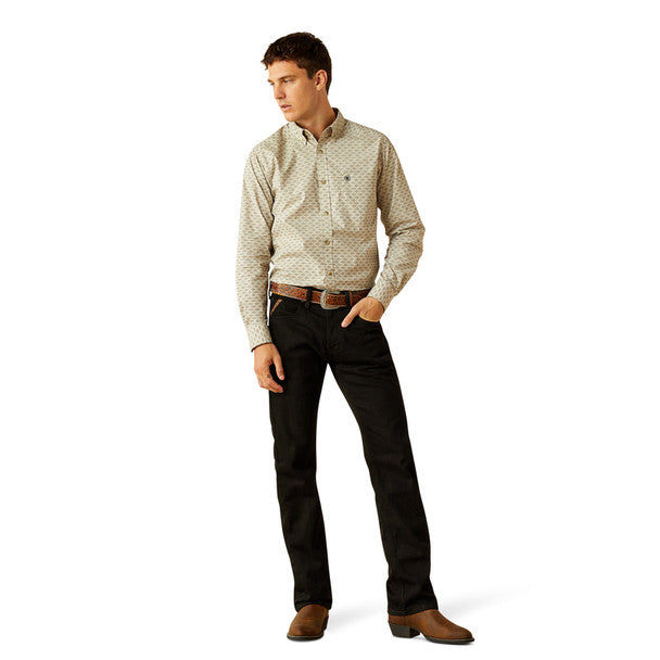 ARIAT Sirius FTD Khaki LS SHRT