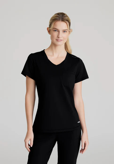 Flow 1-Pocket Tulip Hem Top - Seasonal Colors
