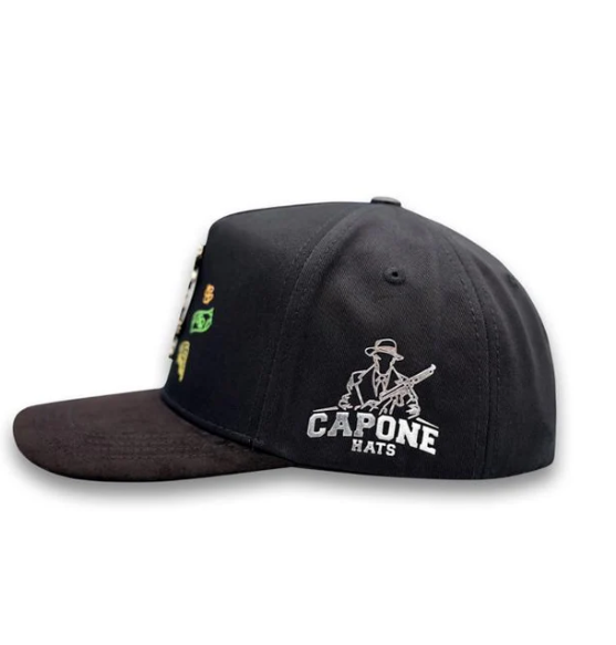 Chapo Bigg Boss Cap - Black Pin Azul