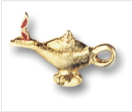 GOLD NIGHTINGALE LAMP PIN