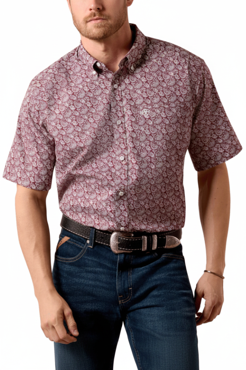 Ariat Men's Wrinkle Free Wadell Classic Fit Shirt