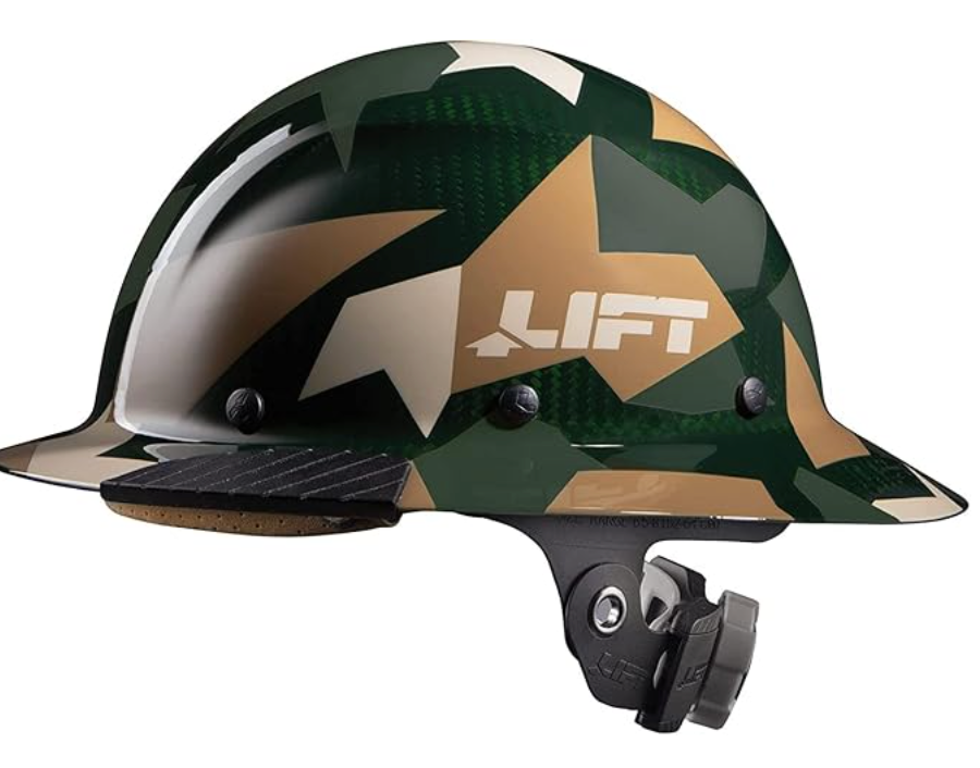 LIFT Full Brim Carbon Fiber Hardhats