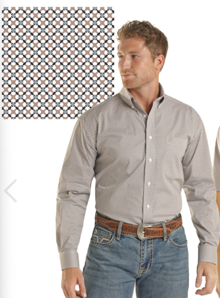 PanHandle Men's Long Sleeve 1PKT Button Up