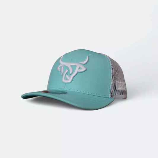 Lost Calf Teal/White Curve