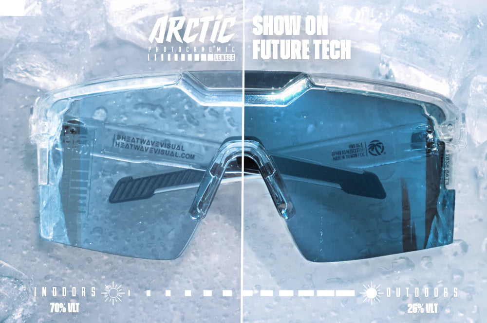 HeatWave Performance Quatro Sunglasses: ARCTIC Photochromic Lens Z87+