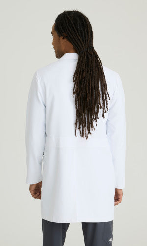 Emerge Men's 3 Pocket 36" 4-Button Lab Coat