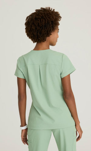 Trek 2-Pocket Rounded Neck Tuck-In Top