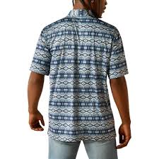 Ariat Charger 2.0 Blue Southwest SS Polo