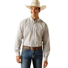 Ariat Jimmy FTD Gray LS SHRT